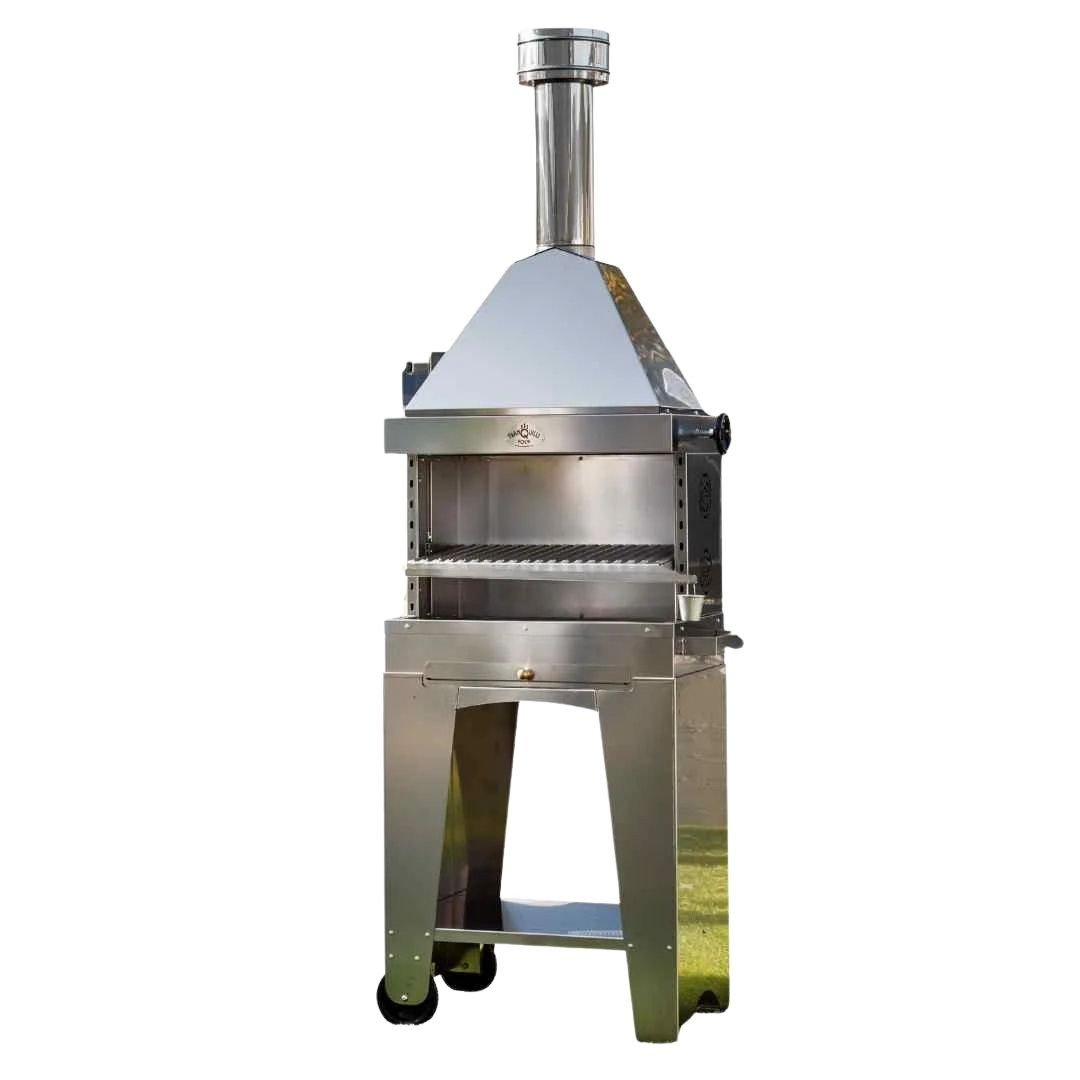 Barbecue au charbon en inox Foxy – Image 2