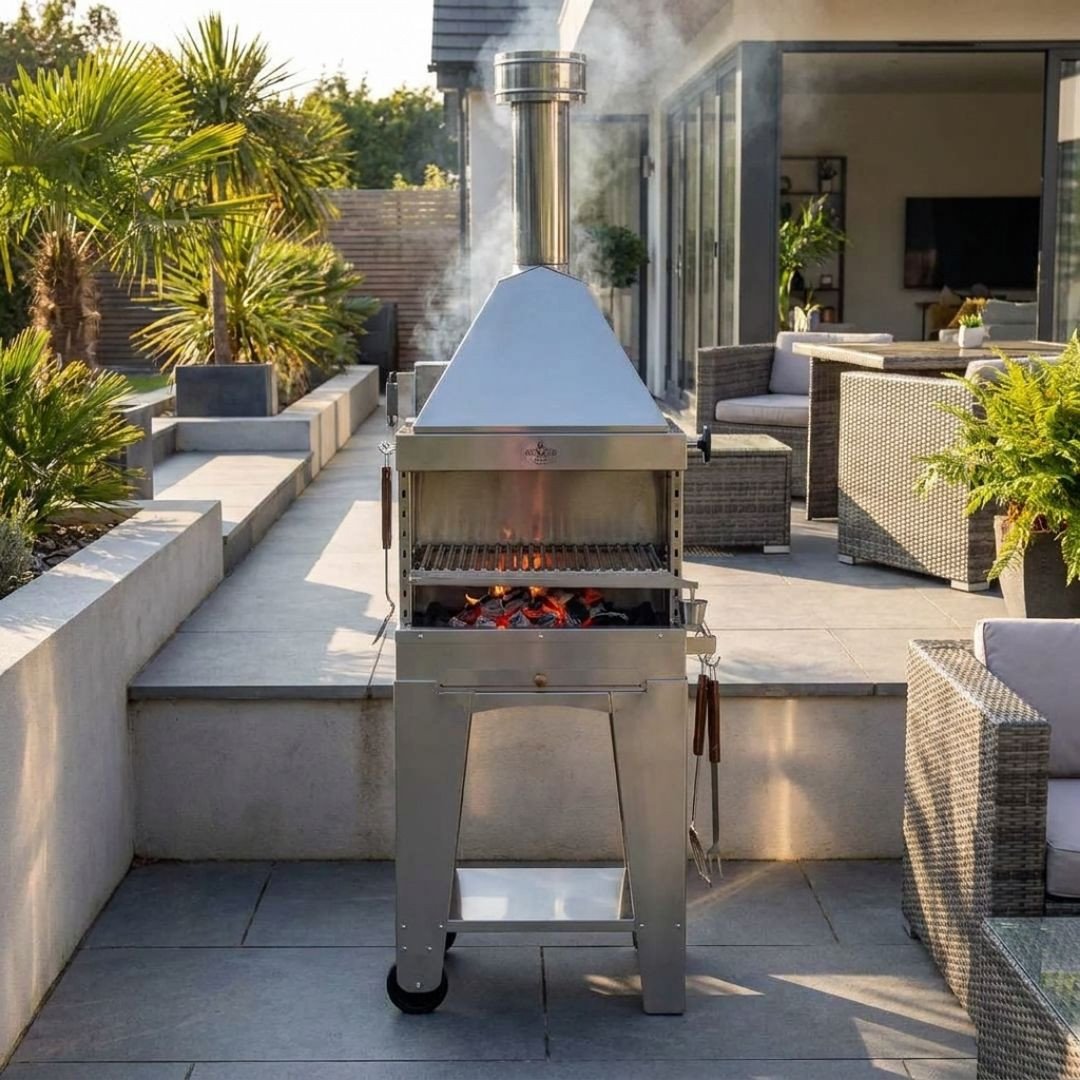 Barbecue au charbon en inox Foxy – Image 6