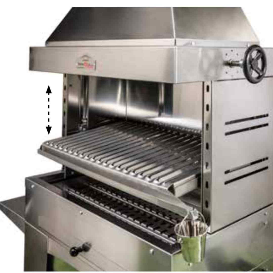 Barbecue au charbon en inox Foxy – Image 8