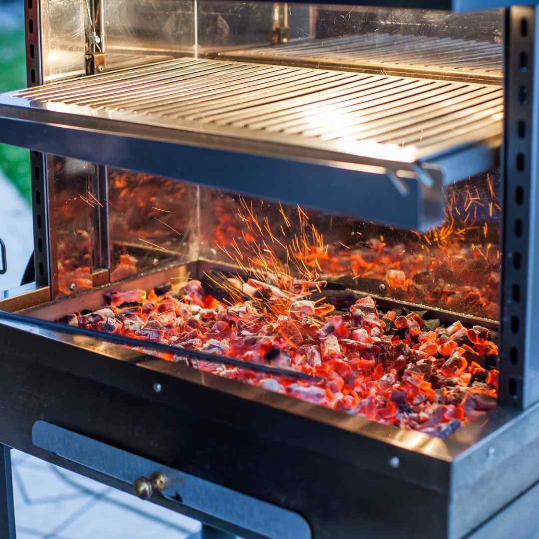 Barbecue au charbon en inox Foxy – Image 9