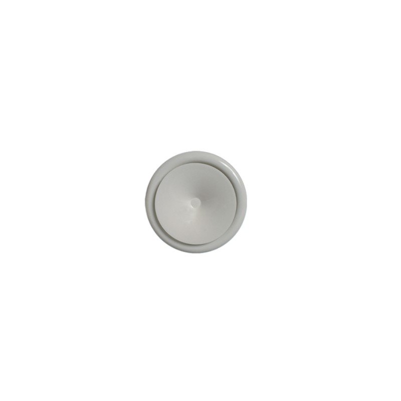Bouche de soufflage air chaud 80 mm en acier - RAL 9010 – Image 2
