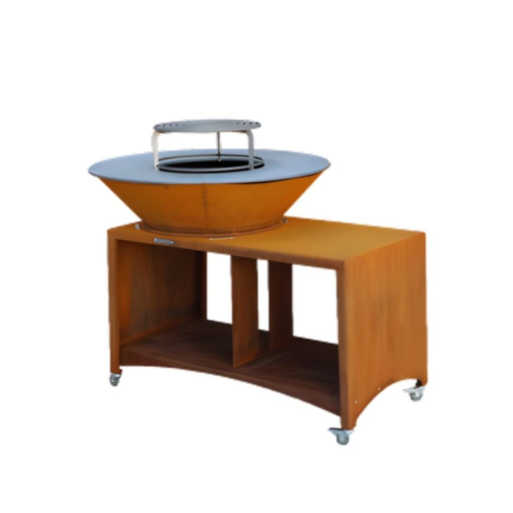 Brasero BBQ Plancha Brasinox Fiesta Island ⌀75 cm