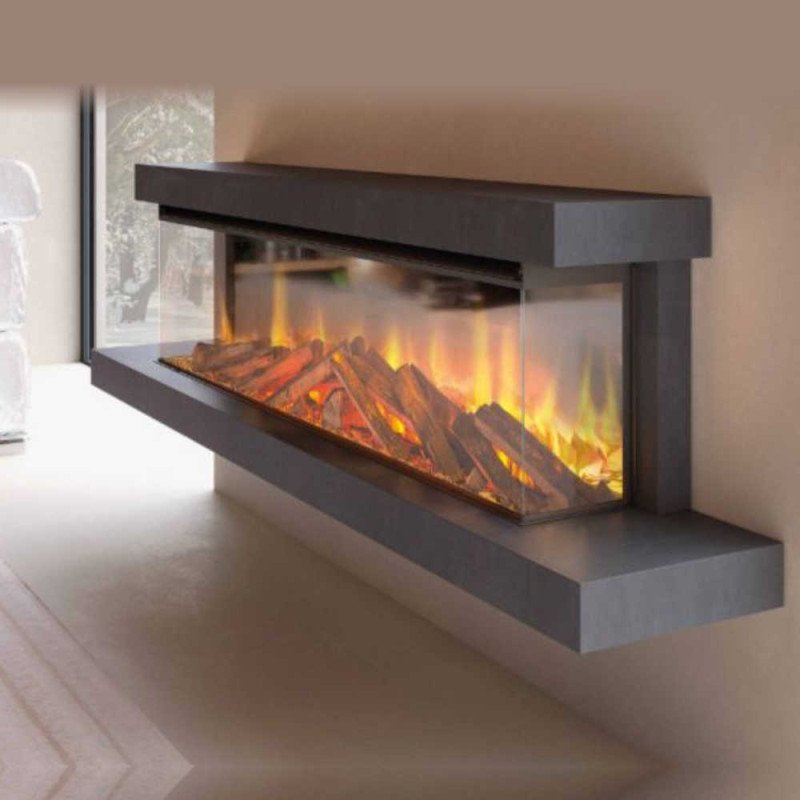 Cheminée électrique avec cadre Lumen 870 2000W