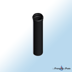 Conduit elément droit 250 mm acier peint Ø80 mm