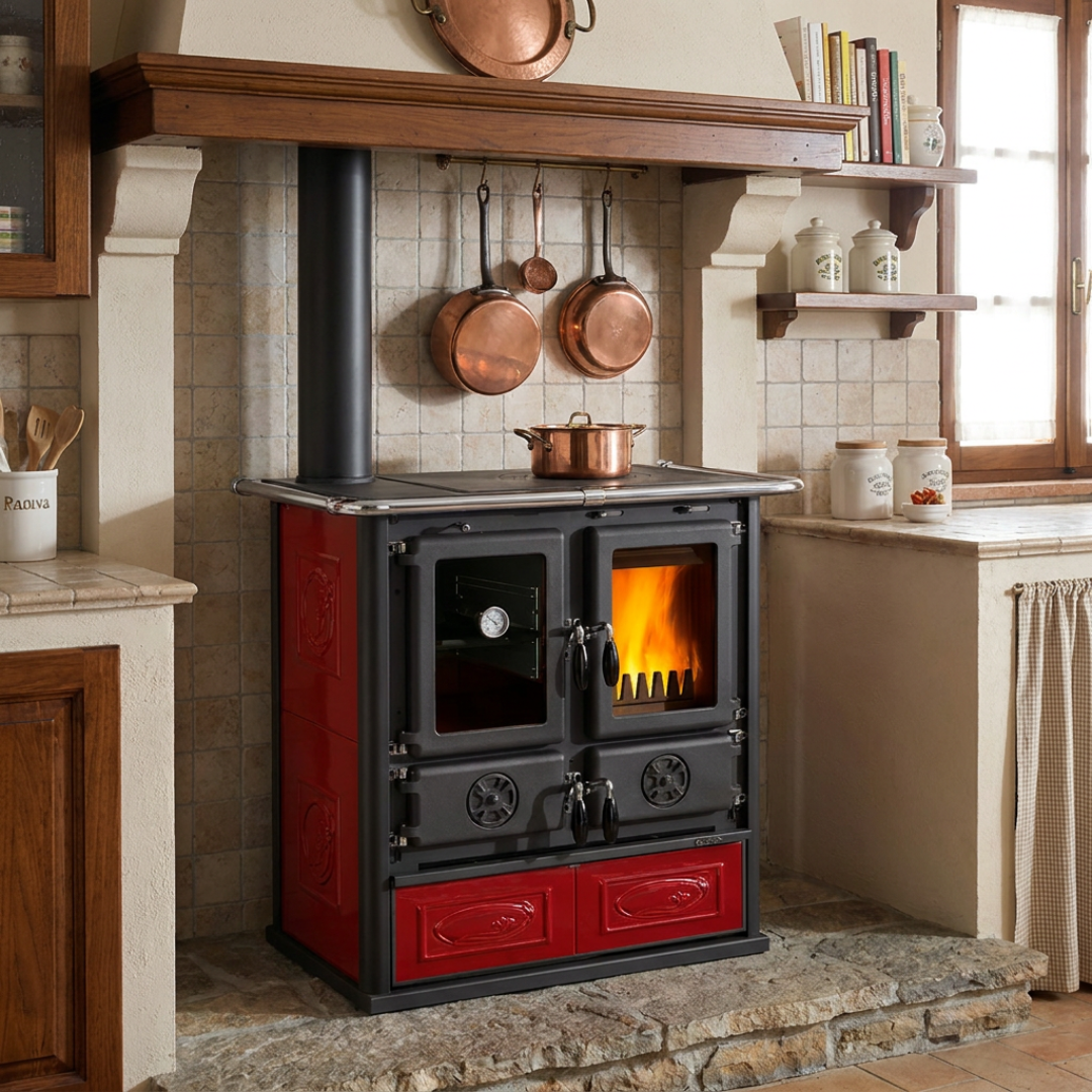 Cuisinière à Bois 7,9 kW Rosetta Sinistra 5.0 – Image 6