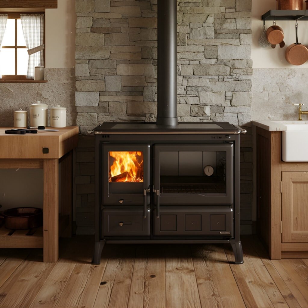 Cuisinière à bois Gardenia XXL Steel 10.5kw