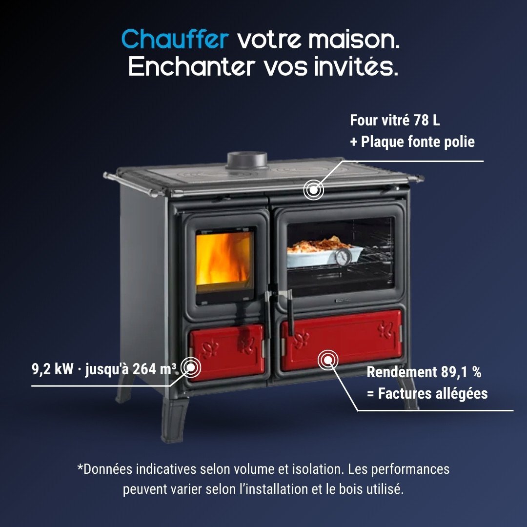 Cuisinière à bois Milly.16 - 9.2 kW – Image 3