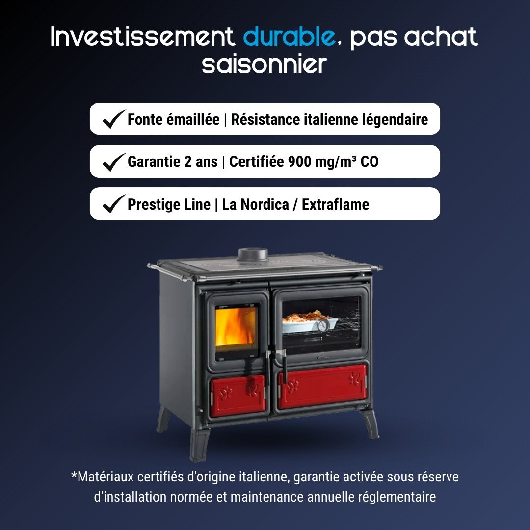 Cuisinière à bois Milly.16 - 9.2 kW – Image 5