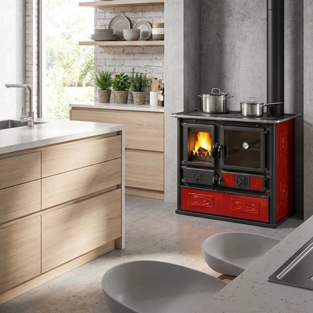 Cuisinière à bois Rosa.16 Ceramica – 8,8 kW – Image 4
