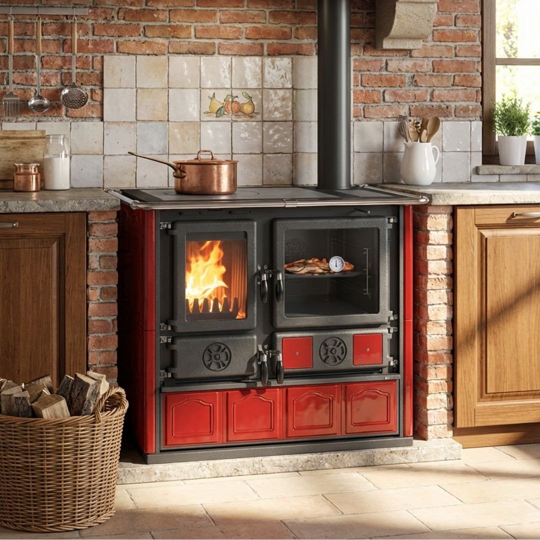 Cuisinière à bois Rosa.16 Maiolica - 8,8 kW – Image 4