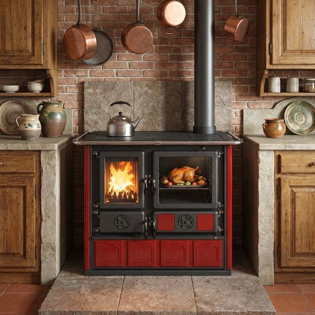 Cuisinière à bois Rosa.16 Maiolica - 8,8 kW – Image 6