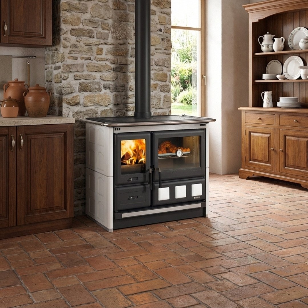 Cuisinière à bois Rosa XXL Maiolica - 11 kW – Image 6