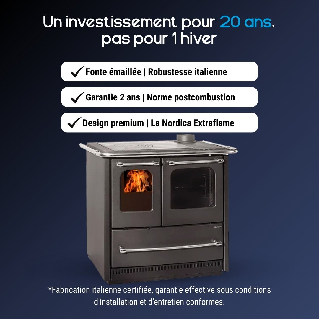 Cuisinière à bois SOVRANA EASY EVO 7,5 kW – Image 5