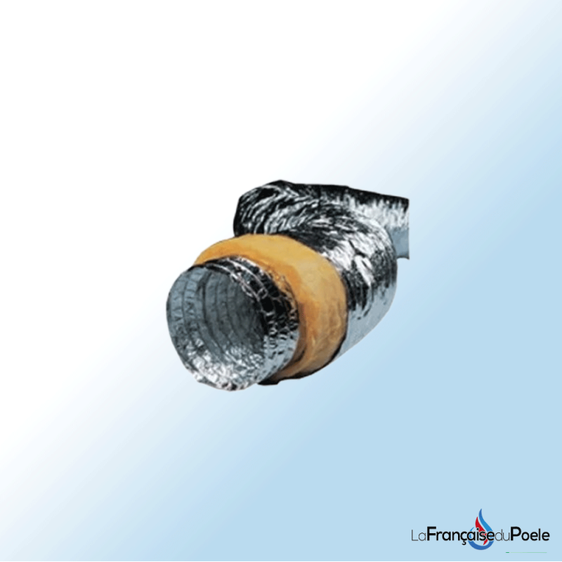 Flexible isolé étirable en aluminium par 10 mètres diamètre 82 mm