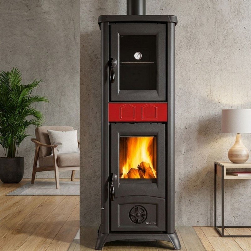 Poêle à bois avec four Gemma Forno.165 Ceramica 7,3 kW