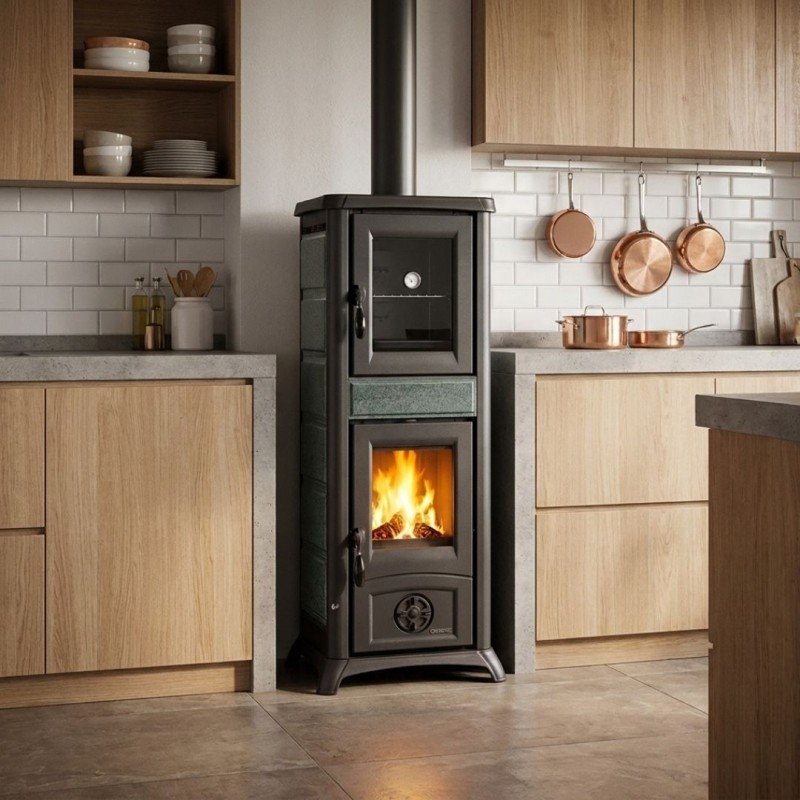 Poêle à bois avec four Gemma Forno.165 Petra 7,3 kW – Image 9