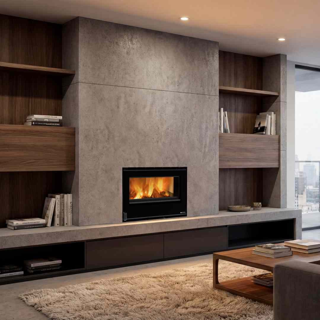 Insert à bois INSERTO 80 CRYSTAL EVO.16 - 7,4 kW – Image 2