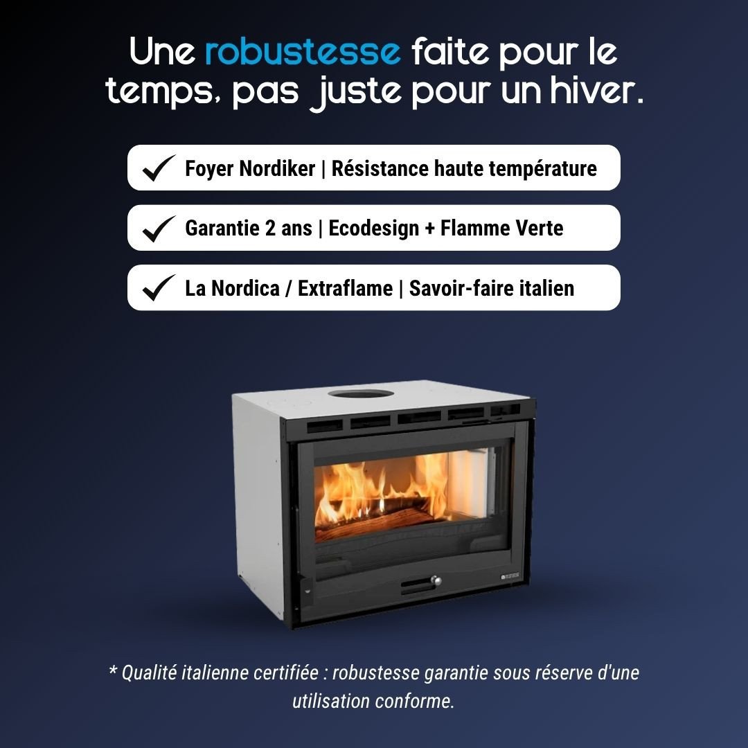Insert à bois ventilé INSERTO 70 H49.16 - 6,7 kW – Image 5