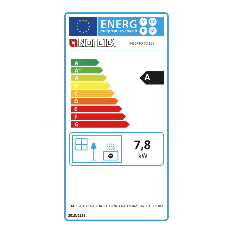 Insert à bois ventilé INSERTO 70.165 - 7,8 kW – Image 2