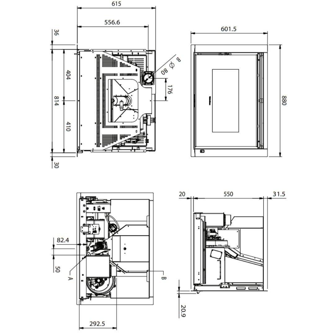 Insert à granulés Comfort P85 - 12 kW – Image 8