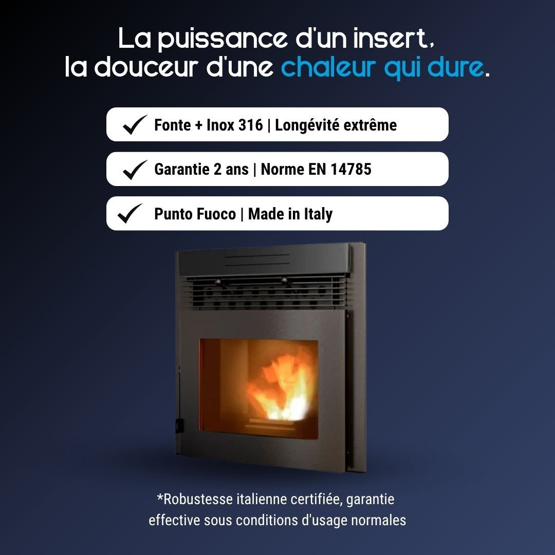 Insert à granulés Davide – 9,5 kW – Image 5