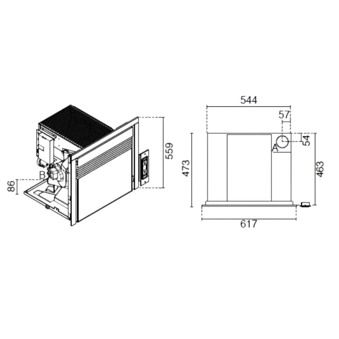 Insert à granulés Prezzemolo - 7,5 kW – Image 8