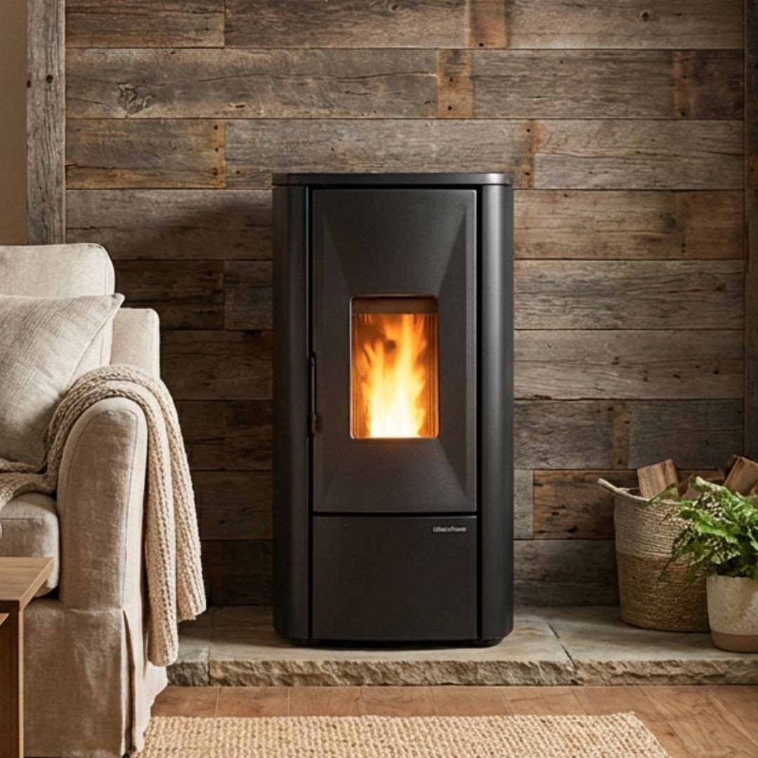 Lina Top 7kw poêle à granulés ventilé et étanche – Image 2