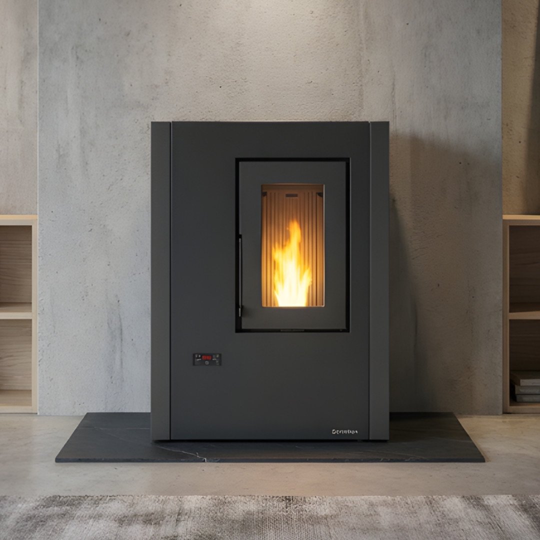 Poêle à granulés ventilé Luisella 5.0 Maxi Slim - 7 kW
