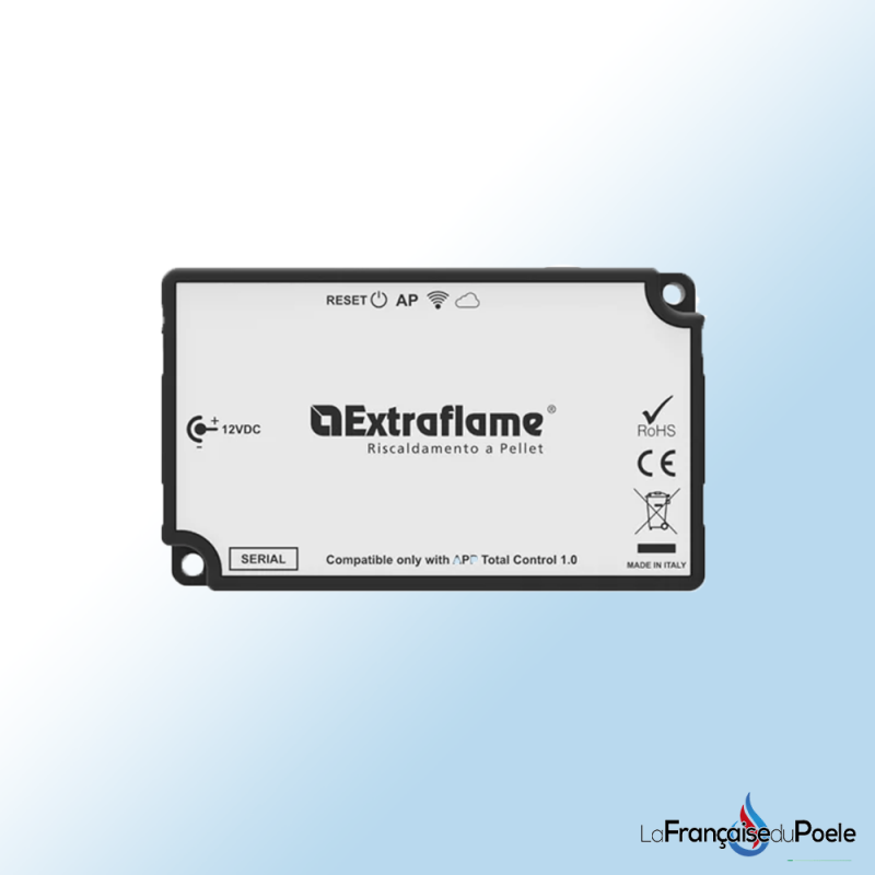Module Wi-Fi Extraflame - Etiquette blanche