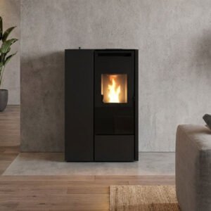 Poêle à granulés extra plat canalisable Eva Calor Pia - 11 kW