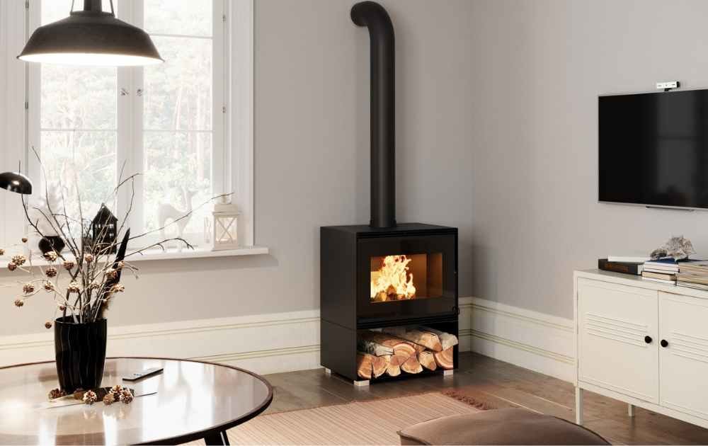 Poêle à bois Mélèze Bûche 50 cm - 10.8 kW