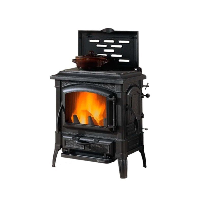 Poêle à bois avec plaque de cuisson ISETTA CC LEAN 7,7 kW – Image 2