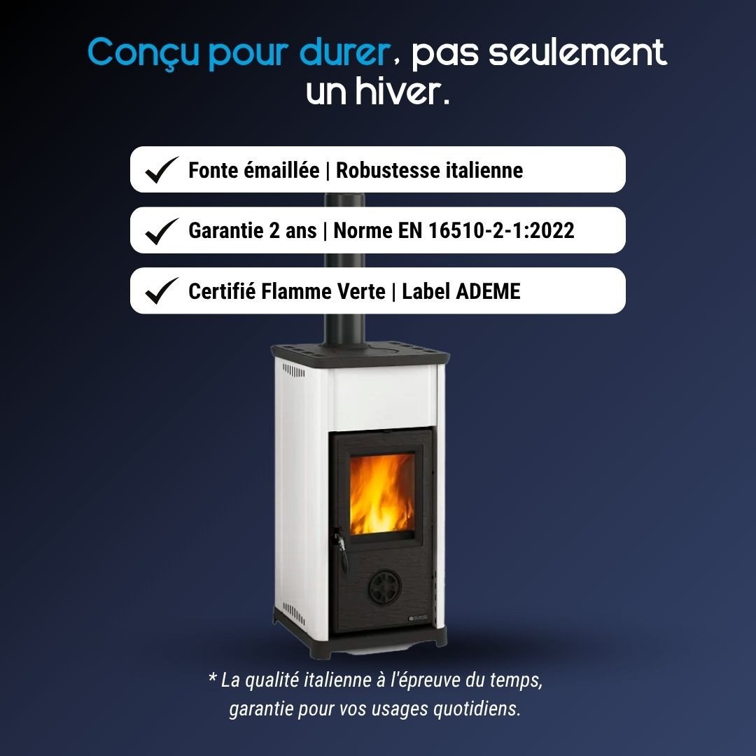 Poêle à bois compact Tea.16 – 7 kW – Image 5