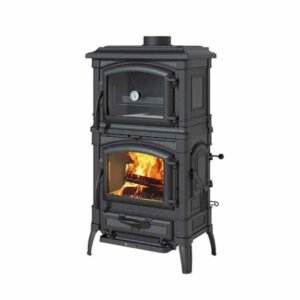 Poêle à bois en fonte avec four ISETTA FORNO - 8,2 kW