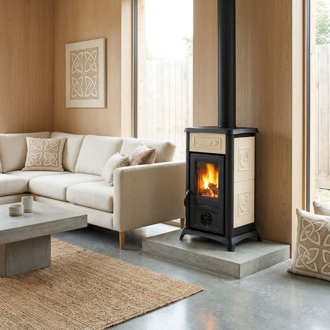 Poêle à bois Gemma Lean Ceramica 6,5 kW – Image 4
