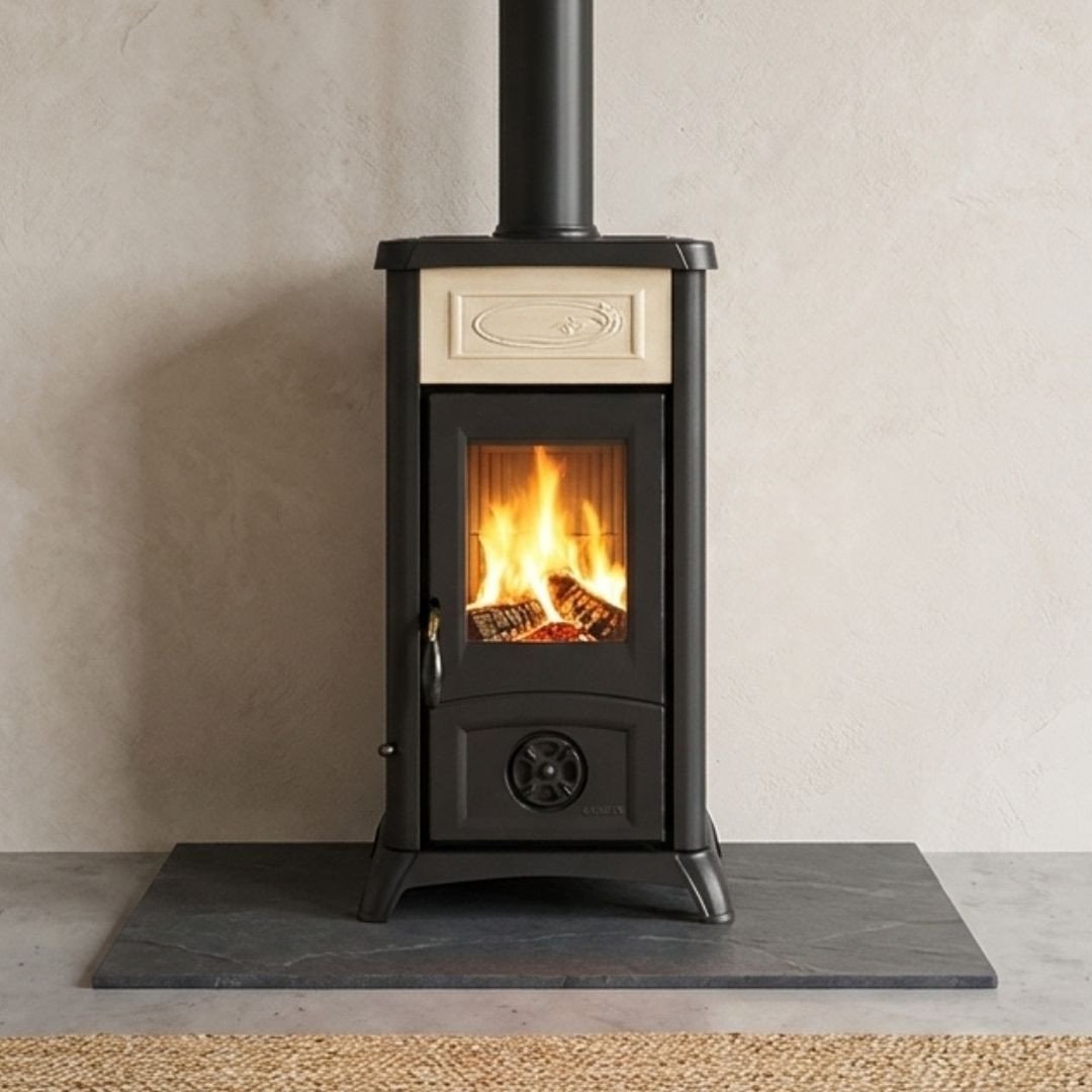 Poêle à bois Gemma Lean Ceramica 6,5 kW