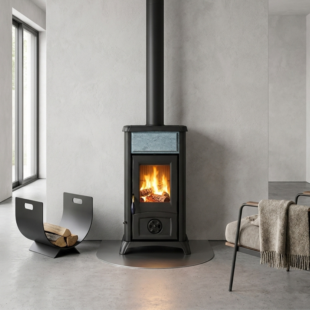 Poêle à bois Gemma Lean Petra 6,5 kW