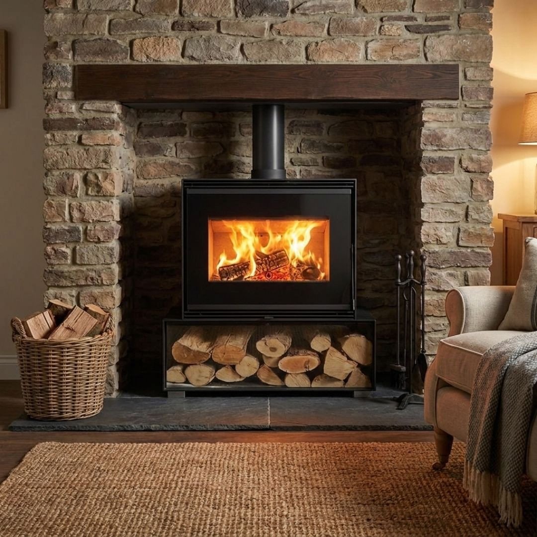 Poêle à bois Modele D 10.8kw Linea vz – Image 2