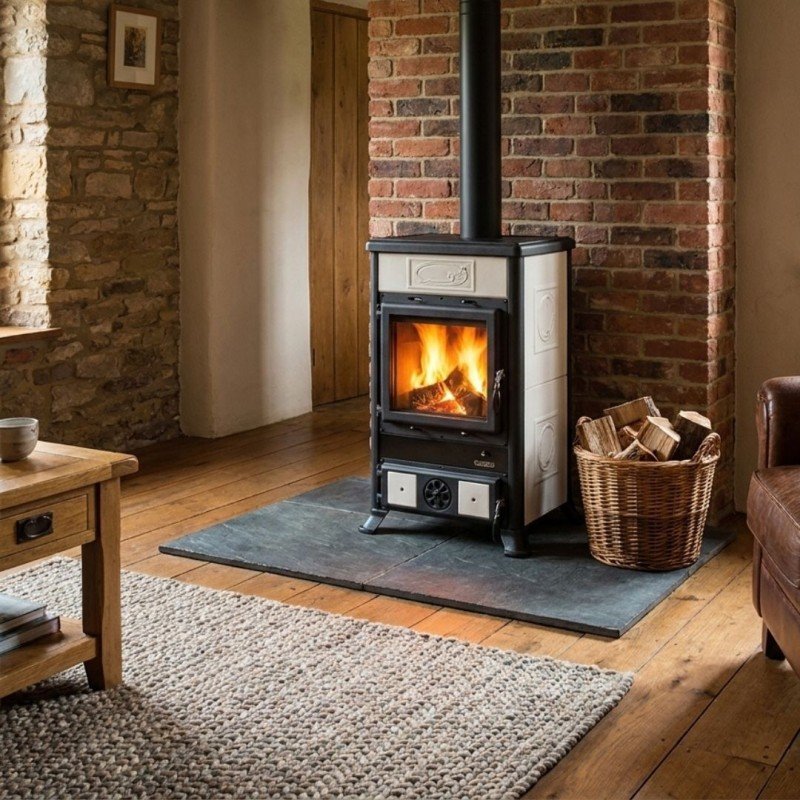 Poêle à bois Rossella R1.16 Ceramica – 9 kW – Image 4