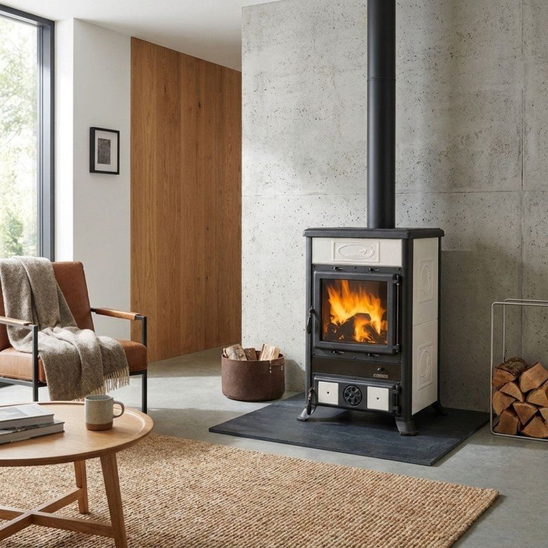 Poêle à bois Rossella R1.16 Ceramica – 9 kW – Image 6