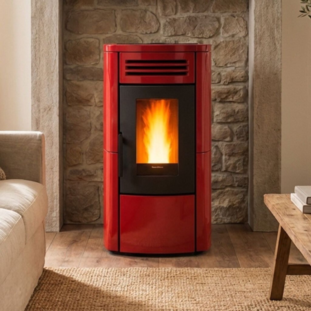 Poêle à granulés double canalisation Terry Plus 12 kW