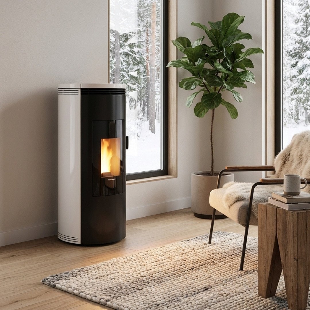 Poêle à granulés étanche Amika AD 8 kW – Image 5