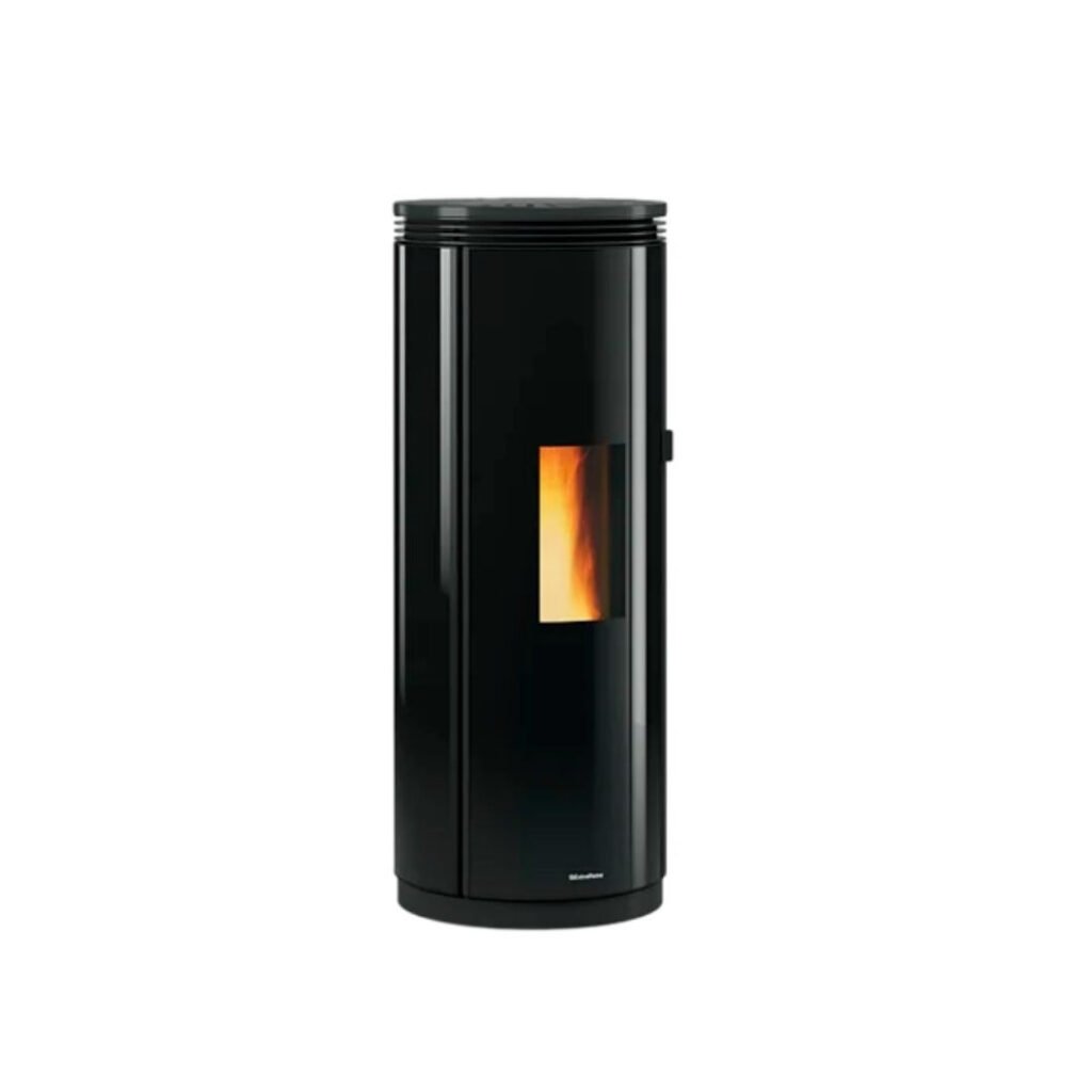 Poêle à Granulés 8 kW Pamela Crystal (noir)