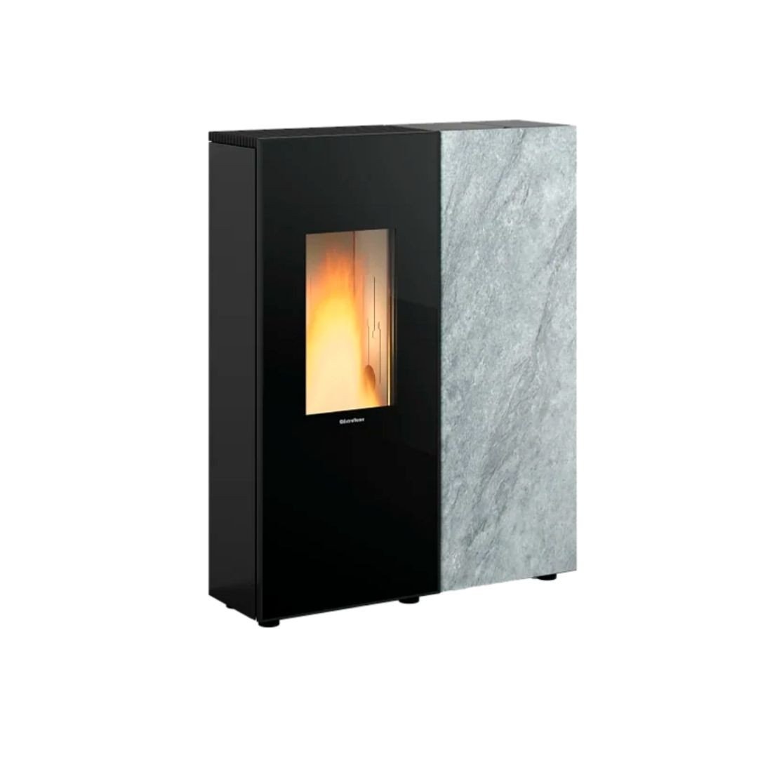 Poêle à granulés canalisable 10 kW SHARON Plus + Kit Ventouse – Image 2