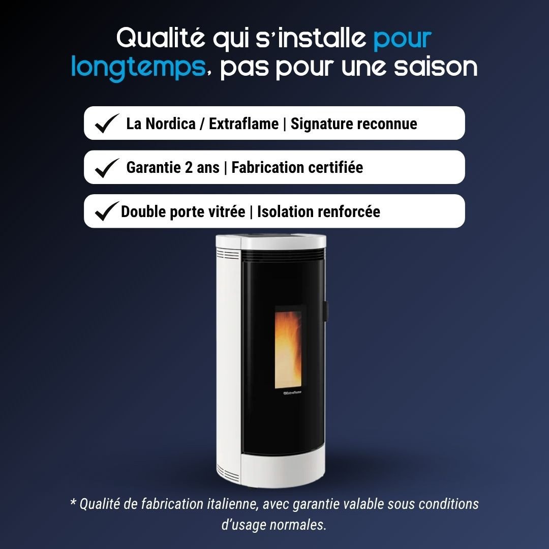 Poêle à Granulés Étanche Debby Evo 9 kW – Image 5