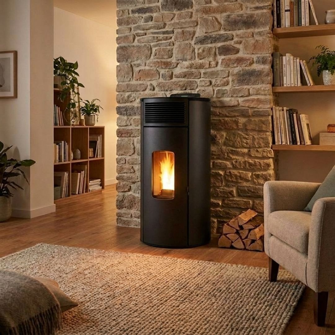 Poêle à Granulés Étanche Lorena 9 kW + kit ventouse – Image 4