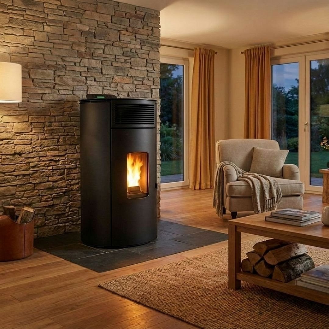 Poêle à Granulés Étanche Lorena 9 kW + kit ventouse – Image 6