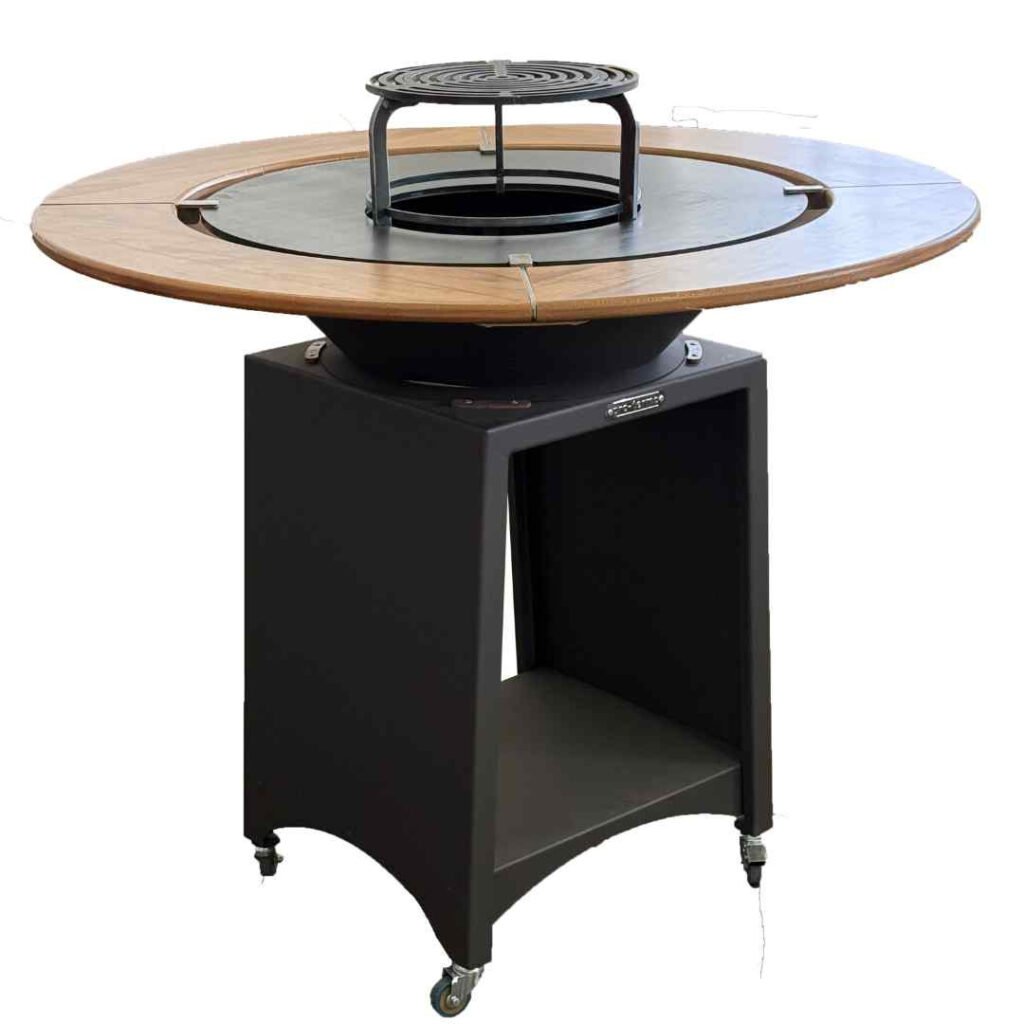 Table en bois pour brasero Ø75 cm