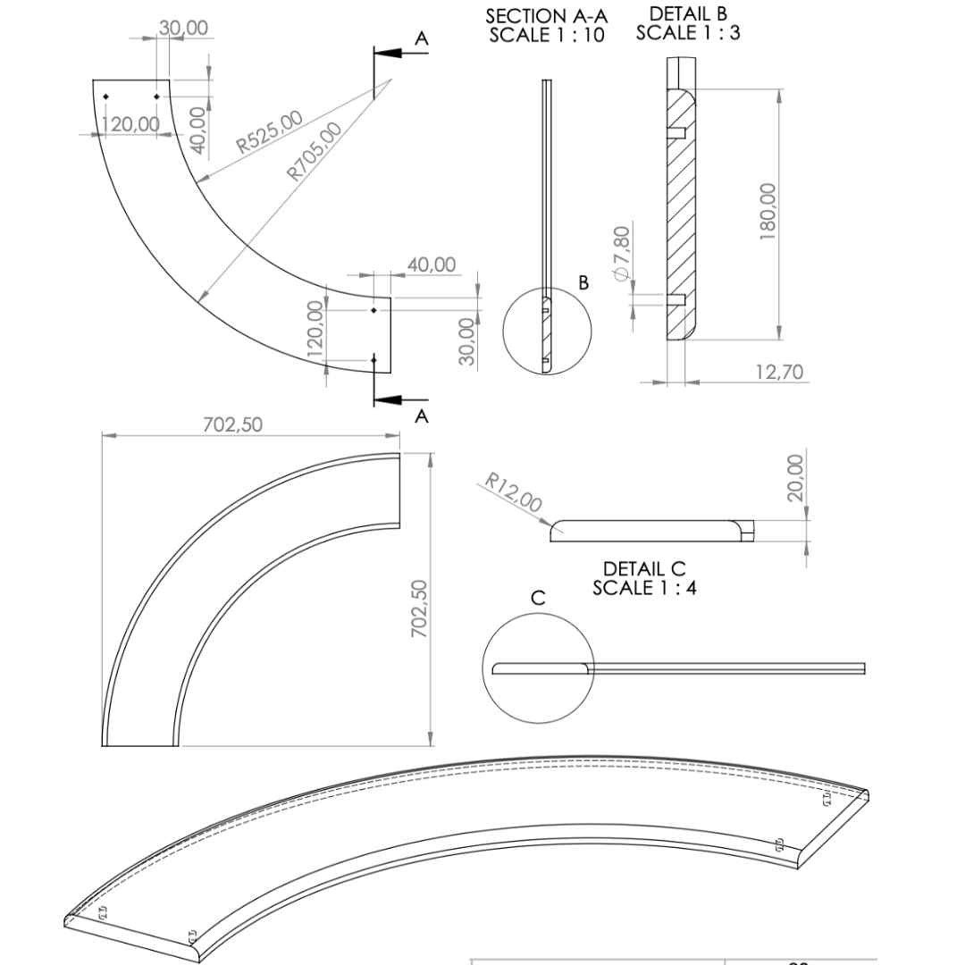 Anneau en bois pour brasero Ø100 cm – Image 2