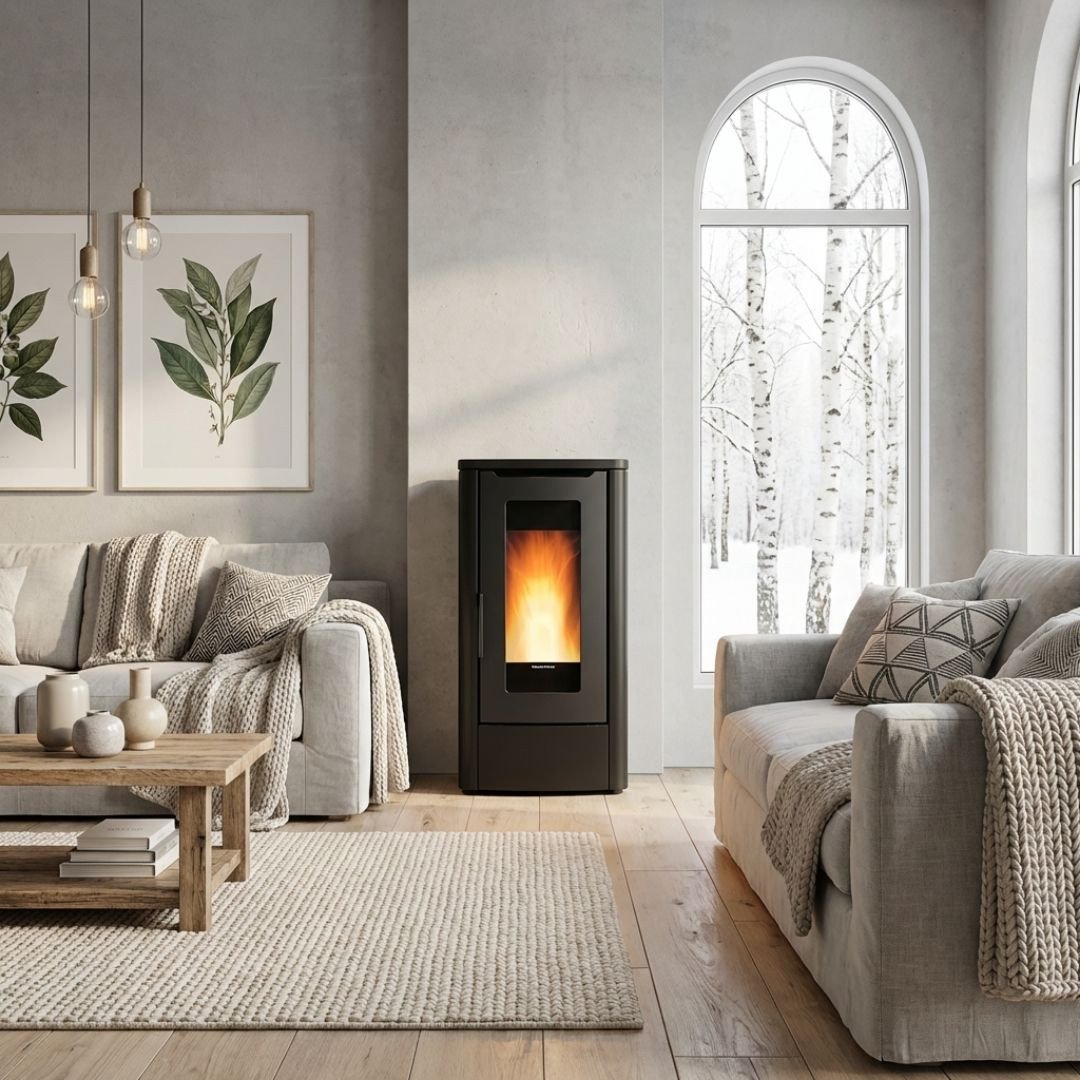 Poêle à granulés ventilé Teorema 10Kw – Image 4